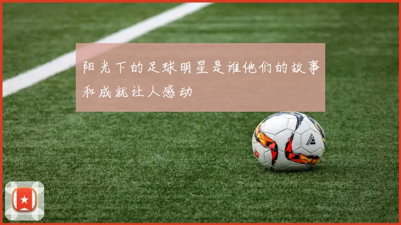 阳光下的足球明星是谁他们的故事和成就让人感动