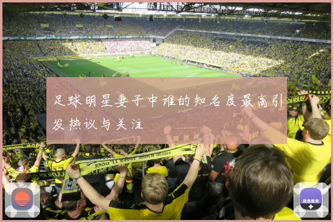 足球明星妻子中谁的知名度最高引发热议与关注